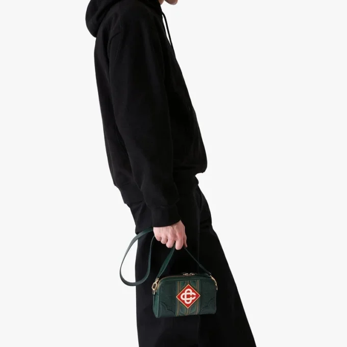 Green Monogram Crossbody Bag Green Monogram Crossbody Bag