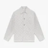 Grey Monogram Workwear Jacket Grey Monogram Workwear Jacket