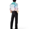 Halftone Logo Long Sleeve Silk Shirt Halftone Logo Long Sleeve Silk Shirt