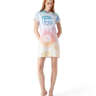 Halftone Logo T-Shirt Dress