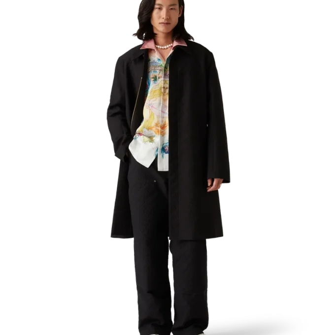 Jacquard Car Coat