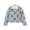Jacquard Faux Fur Jacket