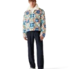 Jacquard Faux Fur Jacket