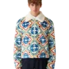 Jacquard Faux Fur Jacket