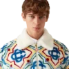 Jacquard Faux Fur Jacket