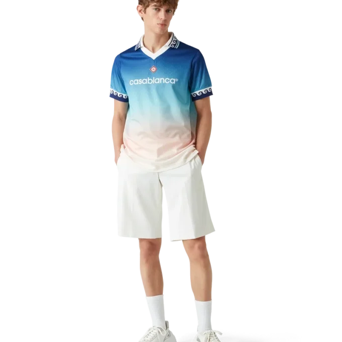 Jacquard Gradient Football Shirt