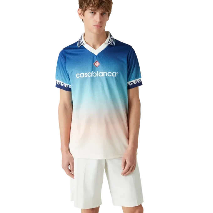 Jacquard Gradient Football Shirt