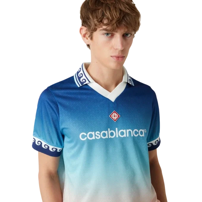 Jacquard Gradient Football Shirt
