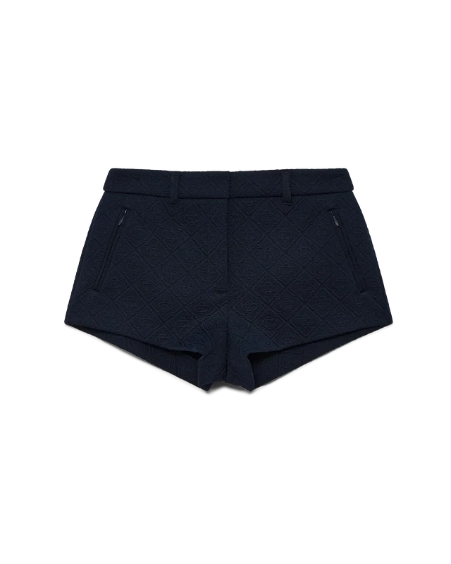Jacquard Knit Mini Shorts Jacquard Knit Mini Shorts