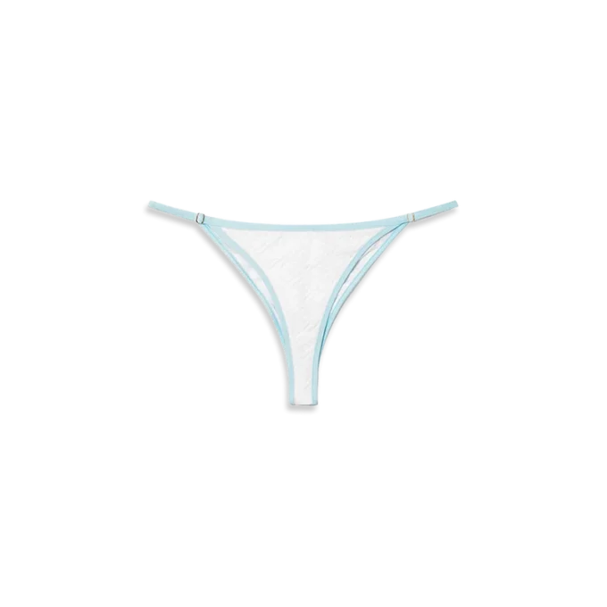 Jacquard Monogram Bikini Bottoms