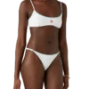 Jacquard Monogram Bikini Bottoms