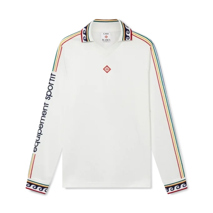 Jacquard Monogram Football Long Sleeve Shirt Jacquard Monogram Football Long Sleeve Shirt