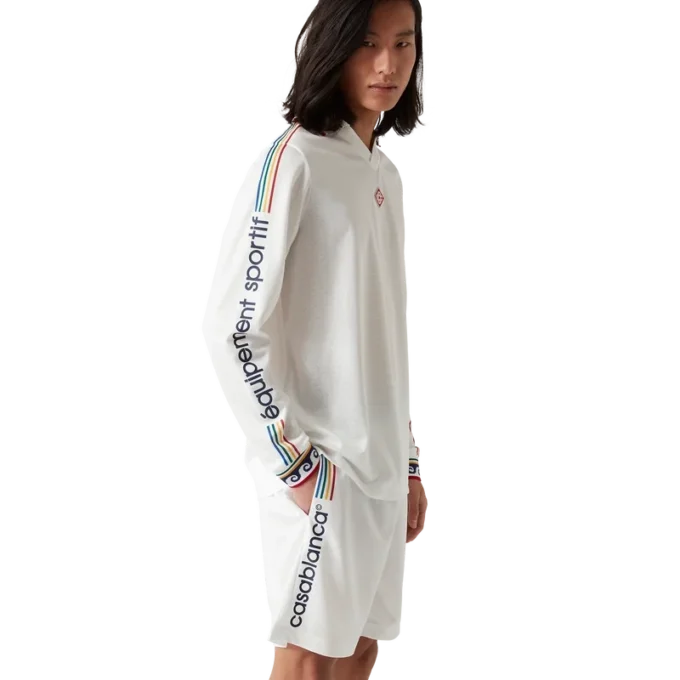 Jacquard Monogram Football Long Sleeve Shirt Jacquard Monogram Football Long Sleeve Shirt