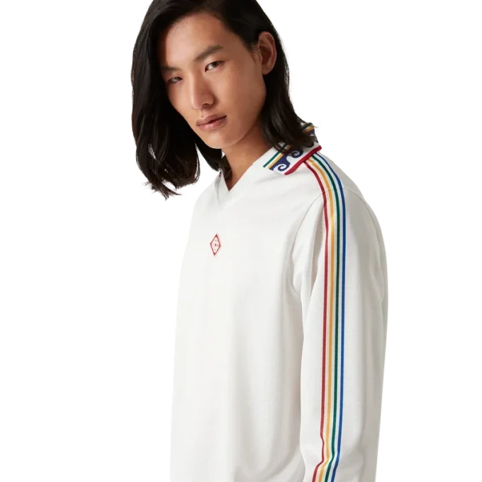 Jacquard Monogram Football Long Sleeve Shirt Jacquard Monogram Football Long Sleeve Shirt