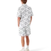 Jacquard Motif Short Sleeve Shirt Jacquard Motif Short Sleeve Shirt