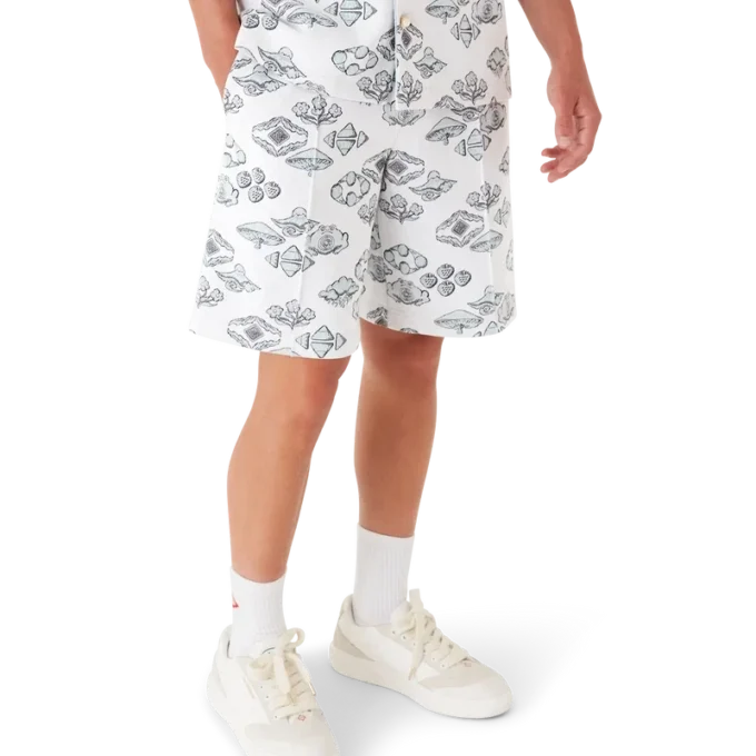 Jacquard Motif Track Shorts Jacquard Motif Track Shorts