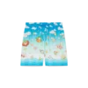 Kawaii Motif Silk Twill Shorts Kawaii Motif Silk Twill Shorts