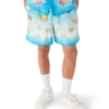 Kawaii Motif Silk Twill Shorts Kawaii Motif Silk Twill Shorts