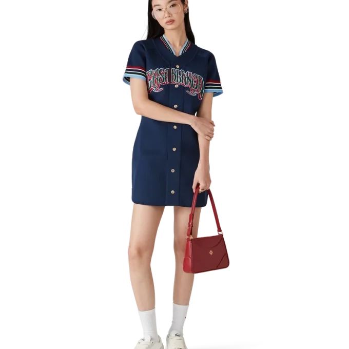 Knit Baseball Dress