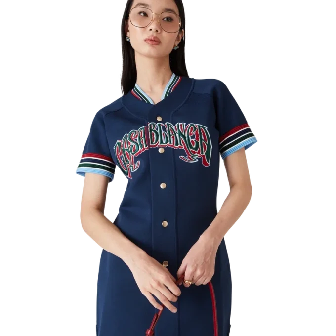 Knit Baseball Dress