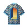 L’arche De Nuit Cuban Collar Silk Shirt L’arche De Nuit Cuban Collar Silk Shirt