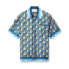 L’arche De Nuit Cuban Collar Silk Shirt L’arche De Nuit Cuban Collar Silk Shirt
