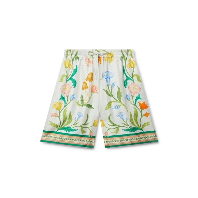 L’arche Fleurie Silk Shorts L’arche Fleurie Silk Shorts