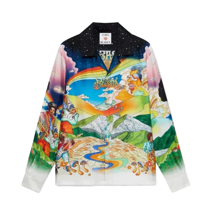 La Musique Long Sleeve Silk Shirt La Musique Long Sleeve Silk Shirt