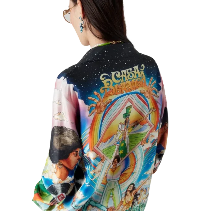 La Musique Long Sleeve Silk Shirt La Musique Long Sleeve Silk Shirt