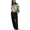 La Musique Long Sleeve Silk Shirt La Musique Long Sleeve Silk Shirt