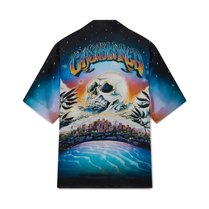 La Pramonition Short Sleeve Silk Shirt La Pramonition Short Sleeve Silk Shirt