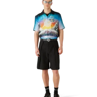 La Pramonition Short Sleeve Silk Shirt