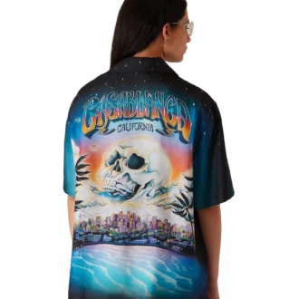 La Pramonition Short Sleeve Silk Shirt