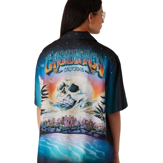 La Pramonition Short Sleeve Silk Shirt