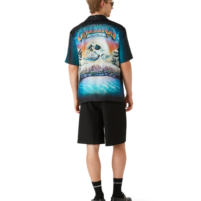 La Pramonition Short Sleeve Silk Shirt La Pramonition Short Sleeve Silk Shirt