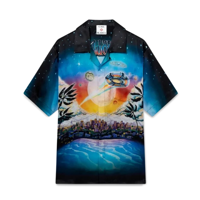 La Pramonition Short Sleeve Silk Shirt