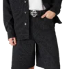Laser Monogram Denim Shorts Laser Monogram Denim Shorts