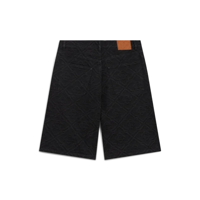Laser Monogram Denim Shorts Laser Monogram Denim Shorts