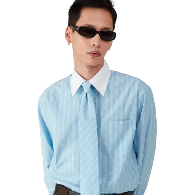 Laurel Stripe Jacquard Shirt Laurel Stripe Jacquard Shirt