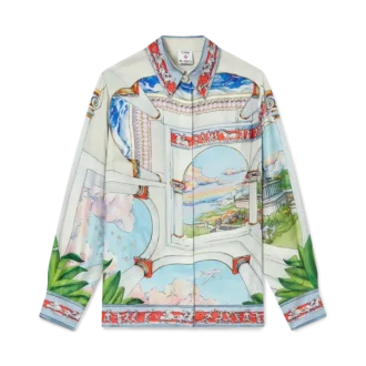 Le Passage Long Sleeve Silk Shirt