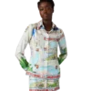 Le Passage Long Sleeve Silk Shirt