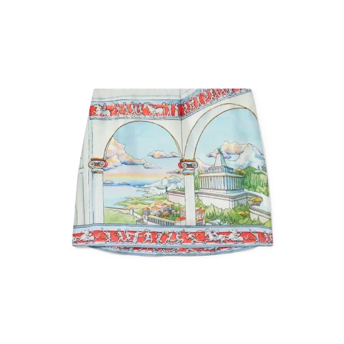 Le Passage Silk Mini Skirt Le Passage Silk Mini Skirt
