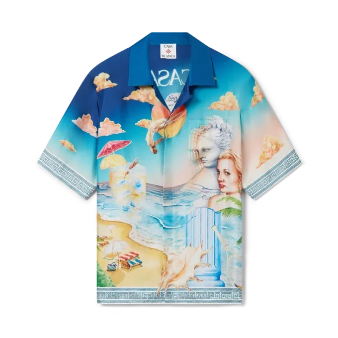 Le Plongeon Short Sleeve Silk Shirt