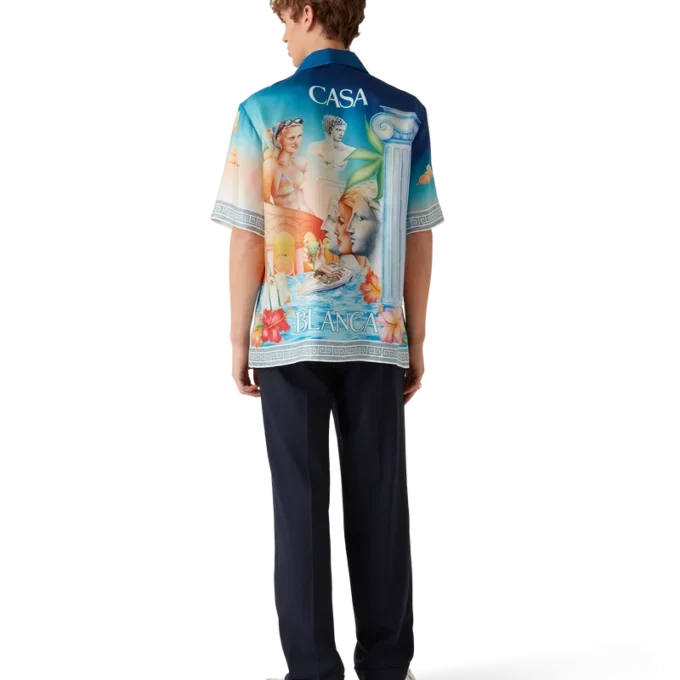 Le Plongeon Short Sleeve Silk Shirt