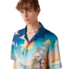 Le Plongeon Short Sleeve Silk Shirt