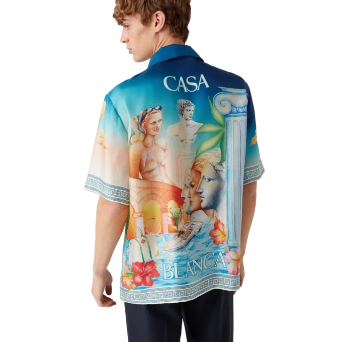Le Plongeon Short Sleeve Silk Shirt