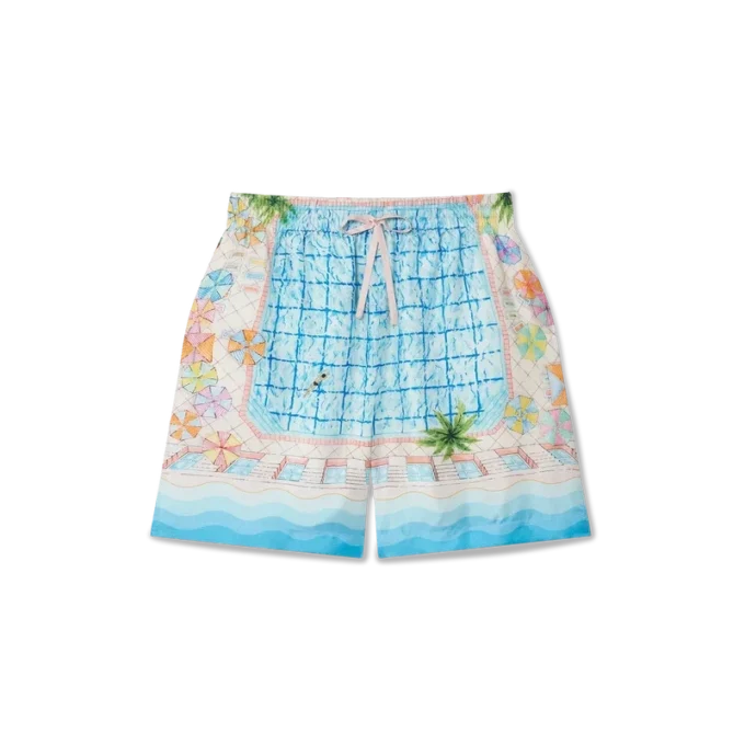Le Plongeon Silk Shorts Le Plongeon Silk Shorts