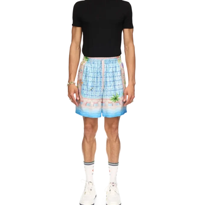 Le Plongeon Silk Shorts Le Plongeon Silk Shorts