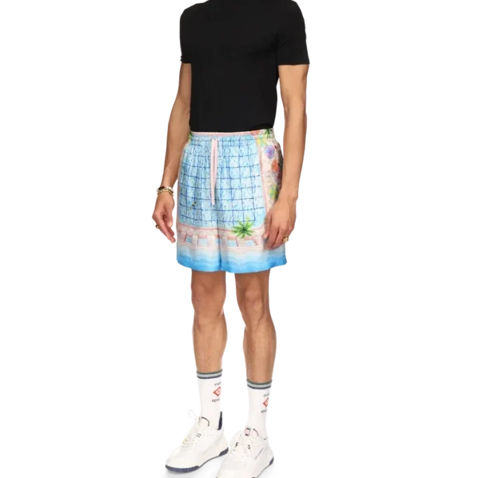 Le Plongeon Silk Shorts Le Plongeon Silk Shorts