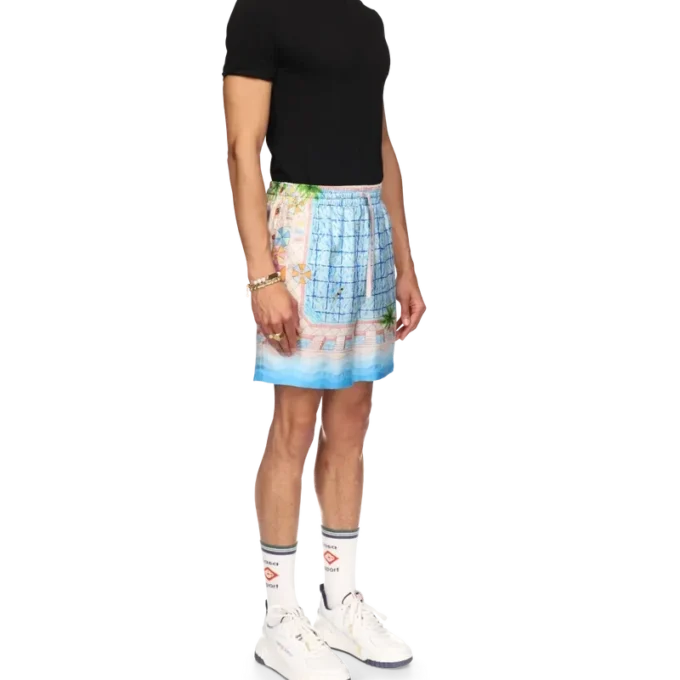 Le Plongeon Silk Shorts Le Plongeon Silk Shorts